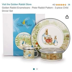 Brand new!! Peter Rabbit Feeding Set